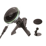 Go Des GD-WL289 Magnetik Wireless Kablosuz Şarjlı 2 in 1 Araç İçi Telefon Tutucu