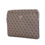 Guess Orjinal Lisanslı 4G Desenli Üçgen Logolu 14 inç Laptop Çantası