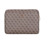 Guess Orjinal Lisanslı 4G Desenli Üçgen Logolu 14 inç Laptop Çantası