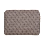 Guess Orjinal Lisanslı 4G Desenli Üçgen Logolu 14 inç Laptop Çantası