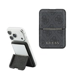 Guess Orjinal Lisanslı 4G Desenli Yazı Logolu Pop-up Magnetik Standlı PU Kartlık
