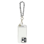 Guess Orjinal Lisanslı 4G Metal Logolu Kristal Taşlı Telefon Bilek Askı Zinciri