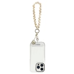 Guess Orjinal Lisanslı 4G Metal Logolu Kristal Taşlı Telefon Bilek Askı Zinciri