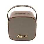 Guess Orjinal Lisanslı Askılı PU Deri Yazı Logolu 5W Bluetooth Speaker