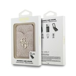 Guess Orjinal Lisanslı Aynalı Metal Büyük 4G Logolu Standlı Magnetik Kartlık