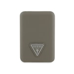 Guess Orjinal Lisanslı Dijital Led Göstergeli PU Deri Yüzey Üçgen Logolu Powerbank 5000mAh 15W