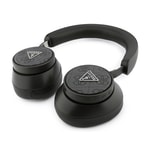 Guess Orjinal Lisanslı ENC PU 4G Desenli Üçgen Logolu Kulak Üstü Bluetooth Kulaklık