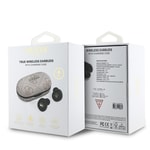 Guess Orjinal Lisanslı Klasik Metal Yazı Logolu TWS Kulak İçi Bluetooth Kulaklık