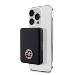 Guess Orjinal Lisanslı M-safe Şarj Özellikli Taşlı 4G Logolu Powerbank 5000mAh 15W