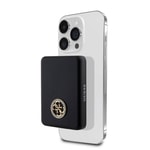 Guess Orjinal Lisanslı M-safe Şarj Özellikli Taşlı 4G Logolu Powerbank 5000mAh 15W