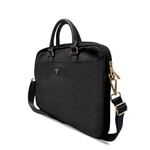 Guess Orjinal Lisanslı Naylon Kumaş Metal Üçgen Logolu Omuz Askılı 15-16 inç Laptop Çantası