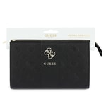 Guess Orjinal Lisanslı Peony ve 4G Desenli Şerit Detaylı Metal Logolu Omuz Askılı El Çantası