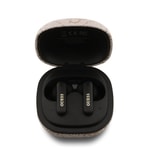 Guess Orjinal Lisanslı PU 4G Desenli Klasik Metal Yazı Logolu TWS Kulak İçi Bluetooth Kulaklık