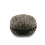 Guess Orjinal Lisanslı PU 4G Desenli Klasik Metal Yazı Logolu TWS Kulak İçi Bluetooth Kulaklık