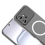 Honor 600 5G Kamera Korumalı M-Safe Şarj Özellikli Şeffaf Zore London Sert PC Kapak