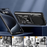 Honor Magic 7 Lite Kılıf Magnetik Standlı Kamera Korumalı Zore Sürgülü Vega Kapak