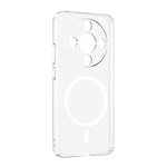 Honor Magic 8 Lite 5G Kamera Korumalı M-Safe Şarj Özellikli Şeffaf Zore London Sert PC Kapak