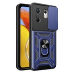 İnfinix Zero 30 4G Kılıf Magnetik Standlı Kamera Korumalı Zore Sürgülü Vega Kapak