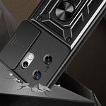 İnfinix Zero 30 4G Kılıf Magnetik Standlı Kamera Korumalı Zore Sürgülü Vega Kapak