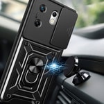 İnfinix Zero 30 4G Kılıf Magnetik Standlı Kamera Korumalı Zore Sürgülü Vega Kapak