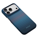 iPhone 18 Pro Kılıf M-safe Şarj Özellikli Aramid Karbon Fiber Pitaka Moonrise 2.0 Nights Serisi Kapak