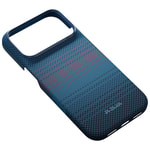 iPhone 18 Pro Kılıf M-safe Şarj Özellikli Aramid Karbon Fiber Pitaka Moonrise 2.0 Nights Serisi Kapak