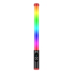 Jmary FM-128RGB OLED Ekran Göstergeli RGB Led Işıklı Su Geçirmez Aydınlatma Çubuğu