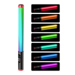 Jmary FM-128RGB OLED Ekran Göstergeli RGB Led Işıklı Su Geçirmez Aydınlatma Çubuğu