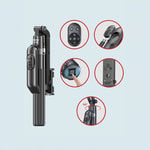 Jmary KT-299 360 Derece Dönebilen Kablosuz Kumandalı Tripod ve Selfie Çubuğu