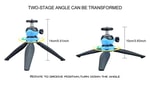Jmary MT-20 Tripod 360 Derece Oynar Başlıklı Çok Yönlü Kısa Telefon Sabitleyici 16 cm