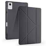 Lenovo Idea Tab Plus 12.1 Kılıf Zore Tri Folding Kalem Bölmeli Standlı Kılıf