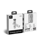 Lenyes AA105 Type-C Şarj Portlu Şarj Edilebilir AA Lityum-ion Pil 2800mWh 1.5V 2 Adet