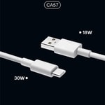 Lenyes CA57 Hızlı Şarj Özellikli Dual Type-C + USB-A Portlu Mini Araç Şarj Aleti 30W