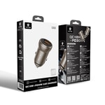 Lenyes CA63 Hızlı Şarj Özellikli Dual USB-A + Type-C Portlu PD Araç Şarj Aleti 30W
