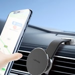 Lenyes CR171 Magnetik M-safe Uyumlu Bükülebilen Eğimi ve Düz Zemin Araç Telefon Tutucu