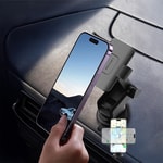 Lenyes CR195 Sarsıntı Önleyici 360° Derece Dönebilen Teleskopik Vantuzlu Tasarım Araç Telefon Tutucu