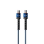 Lenyes LC515 Type-C to Type-C Hızlı Şarj Özellikli Örgülü Data ve Şarj Kablosu 60W 1M