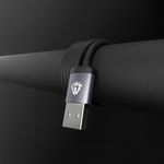 Lenyes LC537 USB-A to Type-C Örgü Tasarımlı Hızlı Şarj Özellikli Data ve Şarj Kablosu 10W 1M