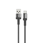 Lenyes LC546 USB-A to Type-C Örgü Tasarımlı Hızlı Şarj Özellikli Data ve Şarj Kablosu 12W 1M