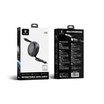 Lenyes LC552 4in1 USB-A - Type-C + Type-C to Lightning Makaralı Data ve Şarj Kablosu 60W 95cm
