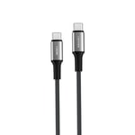 Lenyes LC562 Type-C to Type-C PD Örgü Tasarımlı Hızlı Şarj Özellikli Data ve Şarj Kablosu 100W 2M