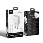 Lenyes LCH91-TC-L Type-C to Lightning GaN Teknolojili PD ve USB Hızlı Şarj Özellikli Şarj Seti 20W