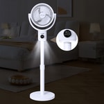 Lenyes LHF10 Dijital LED Göstergeli 5 Kademeli Uzaktan Kumandalı Uzayabilen Gövdeli 10 inç Fan
