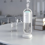 Lenyes LHU04 Kum Saati Tipi 360 Derece Dönebilen RGB Atmosfer Işıklı Sessiz Hava Nemlendirici