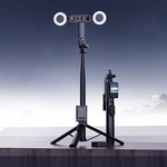 Lenyes LPH120 Uzaktan Kumandalı Çok Fonksiyonlu Sabitleyici Ekranlı Tripod ve Selfie Çubuğu