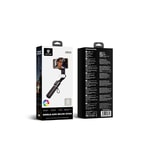 Lenyes LPH124 Dolgu Işıklı Teleskopik Tripod ve Mini Selfie Çubuğu