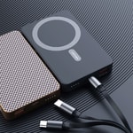 Lenyes P32-1 M-safe Şarj Özellikli Aramid Fiber Powerbank 15W 10000mAh