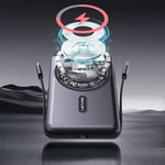 Lenyes P571 PD 22.5W Standlı M-safe Şarj Özellikli Type-C ve Lightning Kablolu Powerbank 15W 10000mAh