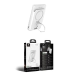 Lenyes PW0006D PD 20W Hızlı Şarj Özellikli Kartlıklı Standlı Wireless Powerbank 15W 5000mAh