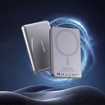 Lenyes PW1015D Ultra İnce Dijital LED Göstergeli Wireless Powerbank 15W 10000mAh